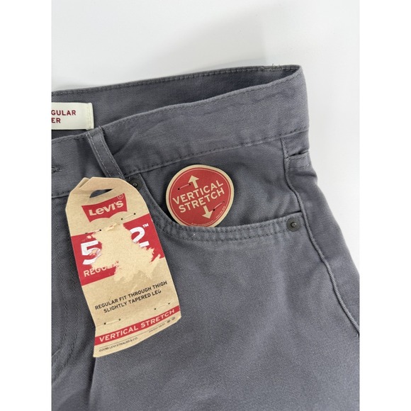 LEVIS BOYS 502 REGULAR TAPER VERTICAL STRETCH GRAY PANTS SIZE 16 REGULAR 28X28 - Picture 5 of 10